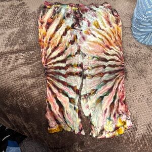 Multicolor Tie-Dye Women's Skirt